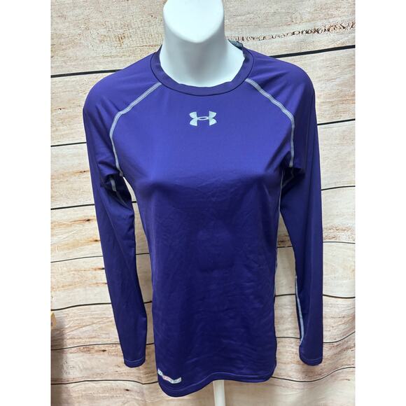 Under Armour  Compression Shirt - Women's Small HeatGear Long Sleeve Athleisure - Picture 9 of 11